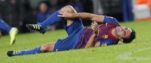 Xavi lesión